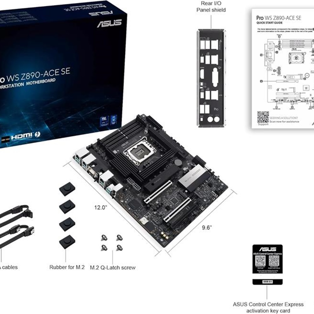 مادربرد ایسوس مدل ASUS WORKSTATION PRO WS Z890-ACE SE - 2